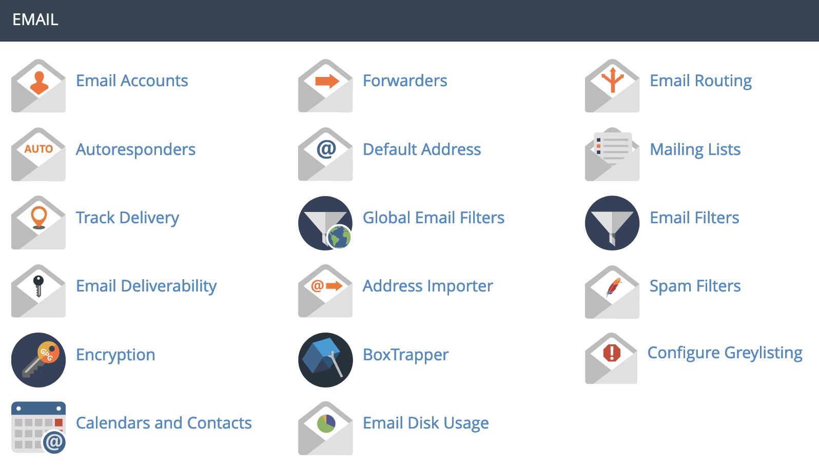 cPanel Interface